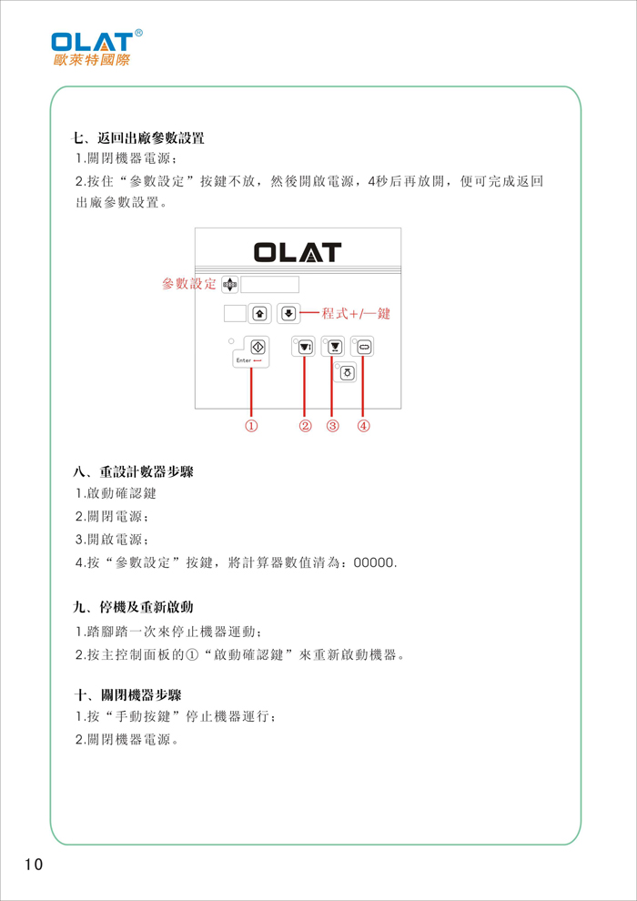 OLAT欧莱特移印机系列操作手册